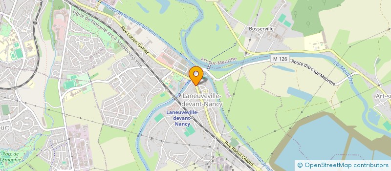 localisation de l'entreprise MONSIEUR UGO COSCELLI  LANEUVEVILLE-DEVANT-NANCY