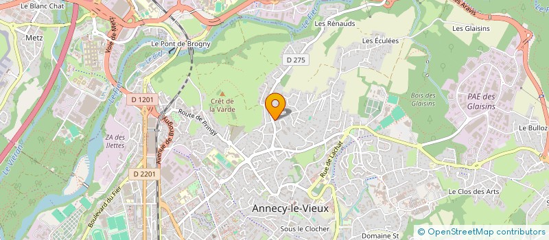 localisation de l'entreprise MONSIEUR UGO CRISTOVAO à ANNECY