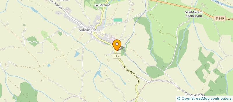 localisation de l'entreprise MONSIEUR UGO DA SILVA  SALVAGNAC