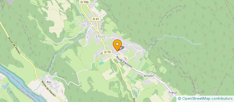 localisation de l'entreprise MONSIEUR UGO DAUVERGNE  LHUIS