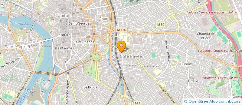 localisation de l'entreprise MONSIEUR UGO DE LUCA  TOULOUSE