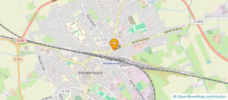 localisation de l'entreprise MONSIEUR UGO DEVYNCK  HAZEBROUCK