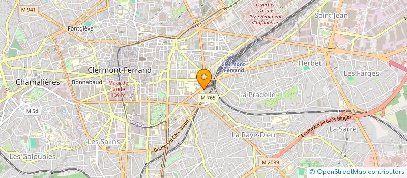 localisation de l'entreprise MONSIEUR UGO DI LIBERTO  CLERMONT-FERRAND