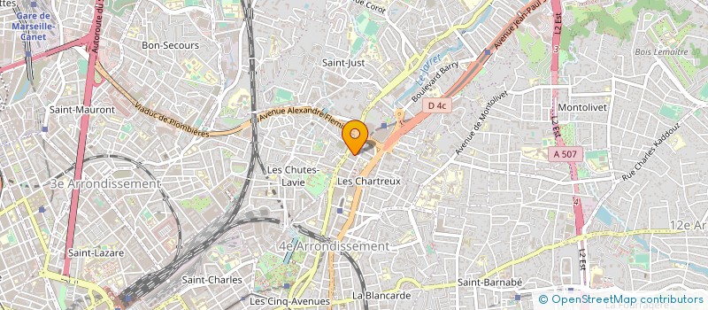 localisation de l'entreprise MONSIEUR UGO DONZEL à MARSEILLE