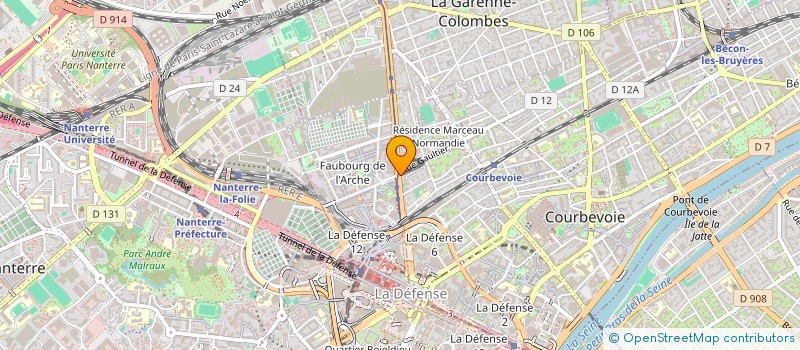 localisation de l'entreprise MONSIEUR UGO DUCHEMANN à COURBEVOIE