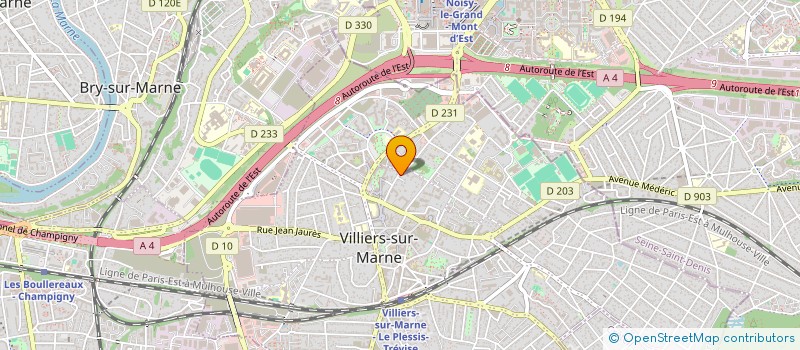 localisation de l'entreprise MONSIEUR UGO ETTORI à VILLIERS-SUR-MARNE