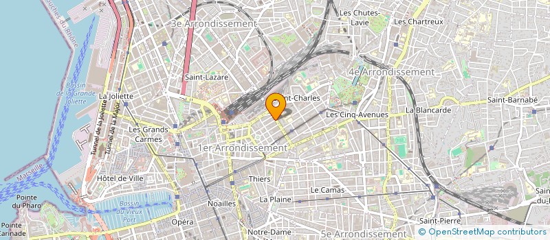 localisation de l'entreprise MONSIEUR UGO FALCHI à MARSEILLE