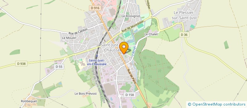 localisation de l'entreprise MONSIEUR UGO FARINA à RIBEMONT