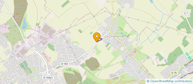 localisation de l'entreprise MONSIEUR UGO FERNANDEZ  LOZINGHEM