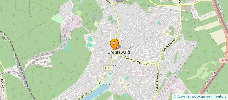 localisation de l'entreprise MONSIEUR UGO FERRY  CREUTZWALD