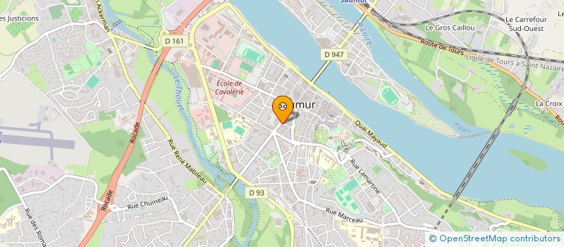 localisation de l'entreprise MONSIEUR UGO GARCIA  SAUMUR