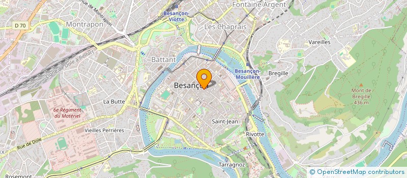 localisation de l'entreprise MONSIEUR UGO GARDAVAUD  BESANCON