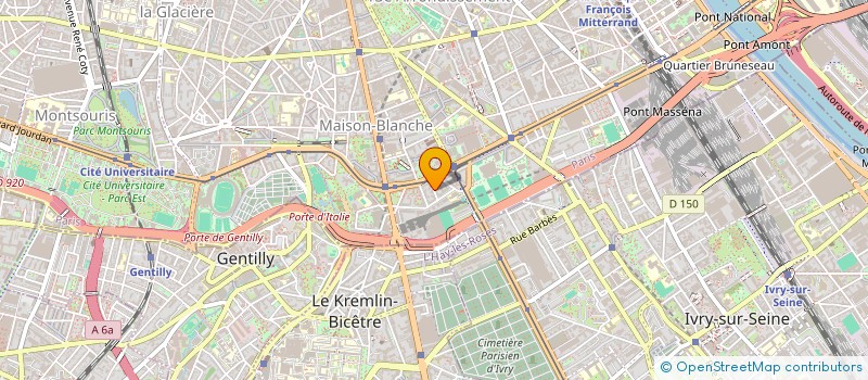 localisation de l'entreprise MONSIEUR UGO GUICHARD  PARIS