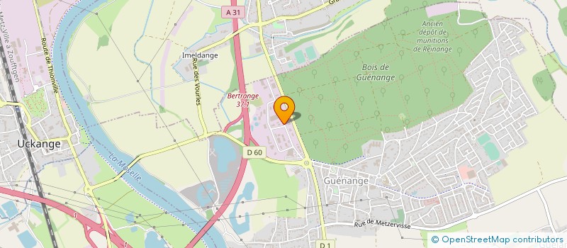 localisation de l'entreprise MONSIEUR UGO KIFFER  GUENANGE