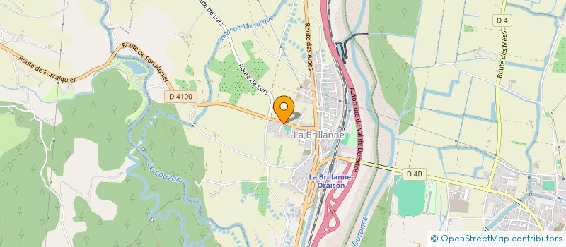 localisation de l'entreprise MONSIEUR UGO LACOSTE  LA BRILLANNE