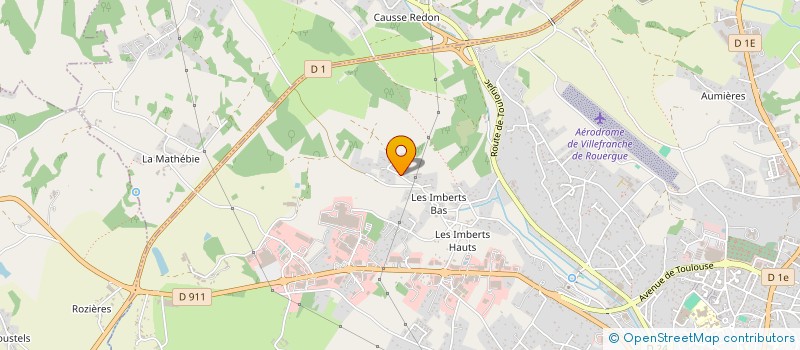 localisation de l'entreprise MONSIEUR UGO LACROIX  VILLEFRANCHE-DE-ROUERGUE