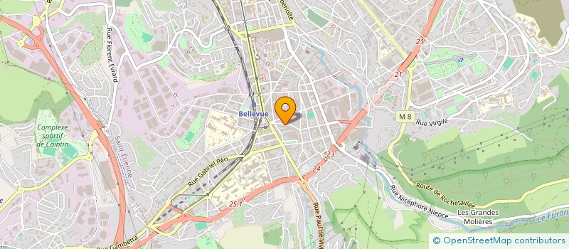 localisation de l'entreprise MONSIEUR UGO LO CUNSOLO  SAINT-ETIENNE