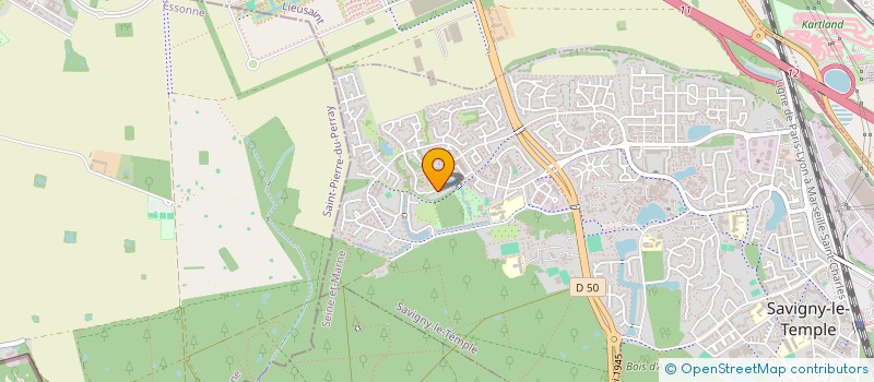 localisation de l'entreprise MONSIEUR UGO MALM  SAVIGNY-LE-TEMPLE