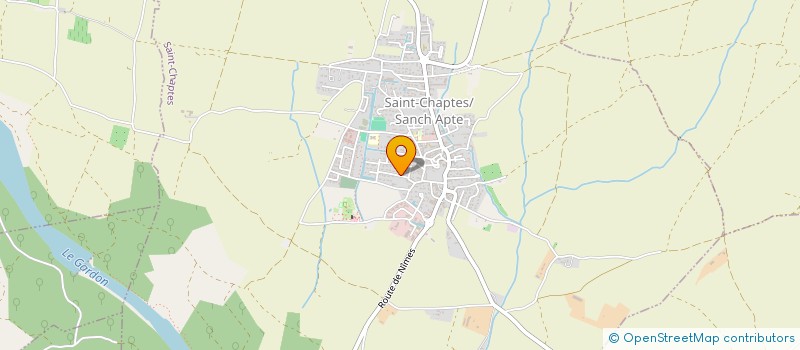 localisation de l'entreprise MONSIEUR UGO MICHEL  SAINT-CHAPTES