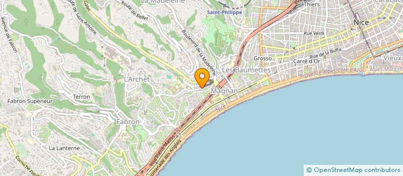 localisation de l'entreprise MONSIEUR UGO MICHEL BELLAGAMBA à NICE