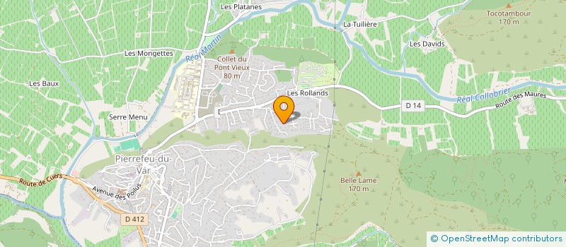 localisation de l'entreprise MONSIEUR UGO MONEUSE  PIERREFEU-DU-VAR