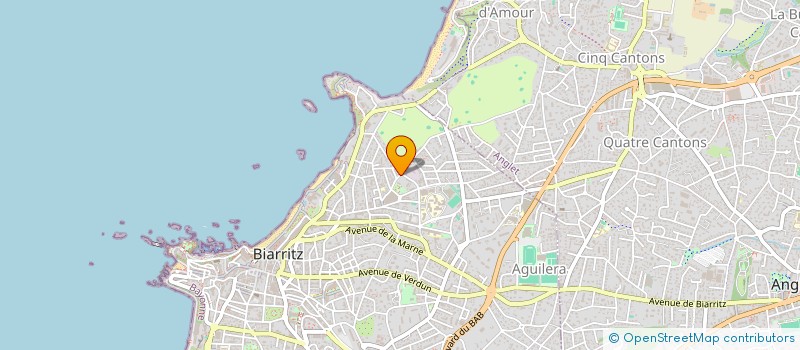 localisation de l'entreprise MONSIEUR UGO MONTIN à BIARRITZ