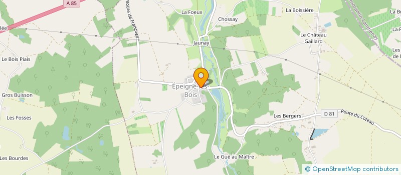 localisation de l'entreprise MONSIEUR UGO MORISSET  EPEIGNE-LES-BOIS