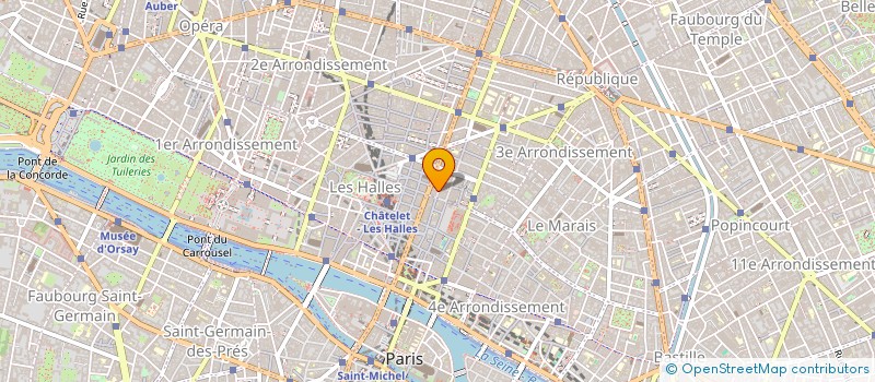 localisation de l'entreprise MONSIEUR UGO NARDINI  PARIS