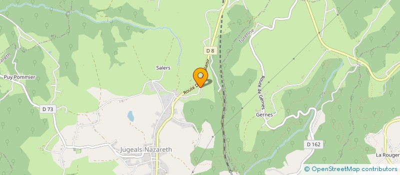 localisation de l'entreprise MONSIEUR UGO PACHERIE  JUGEALS-NAZARETH