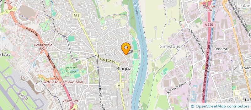 localisation de l'entreprise MONSIEUR UGO PETRUZZI à BLAGNAC