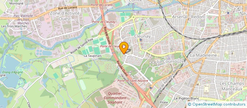 localisation de l'entreprise MONSIEUR UGO PICHAUT  RENNES