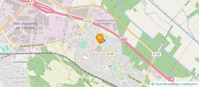 localisation de l'entreprise MONSIEUR UGO PIEDIPALUMBO à LA VERPILLIERE