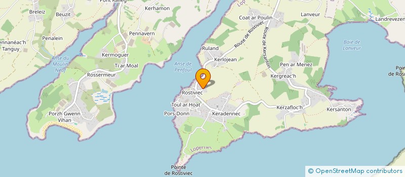 localisation de l'entreprise MONSIEUR UGO PRIGENT  LOPERHET