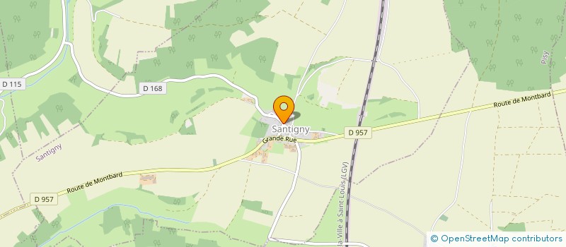 localisation de l'entreprise MONSIEUR UGO RADIGON  SANTIGNY