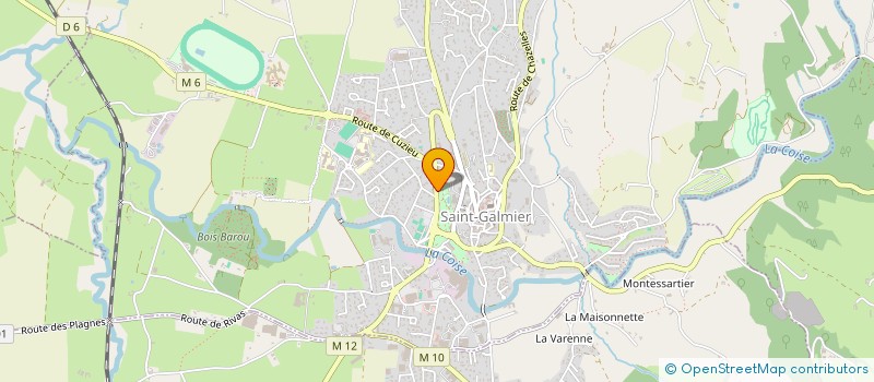 localisation de l'entreprise MONSIEUR UGO ROCHET  SAINT-GALMIER