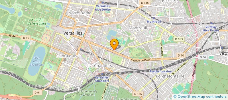 localisation de l'entreprise MONSIEUR UGO ROSANO à VERSAILLES