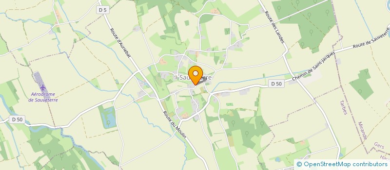 localisation de l'entreprise MONSIEUR UGO SAINTE-CROIX  SAUVETERRE