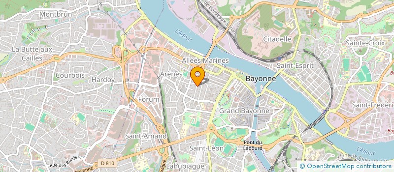 localisation de l'entreprise MONSIEUR UGO SALAGOITY  BAYONNE