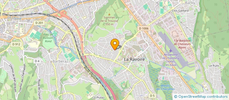 localisation de l'entreprise MONSIEUR UGO SANCHEZ  LA RAVOIRE