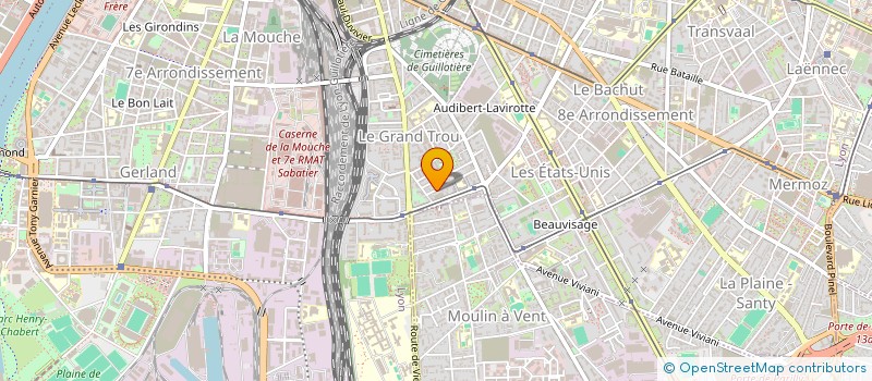 localisation de l'entreprise MONSIEUR UGO SEBASTIAO à LYON