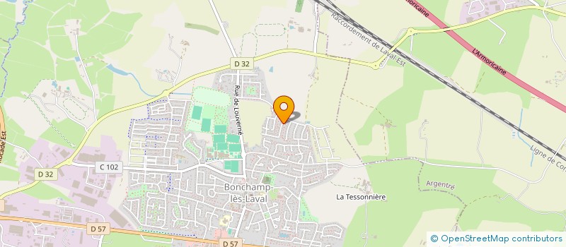 localisation de l'entreprise MONSIEUR UGO VANNIER  BONCHAMP-LES-LAVAL