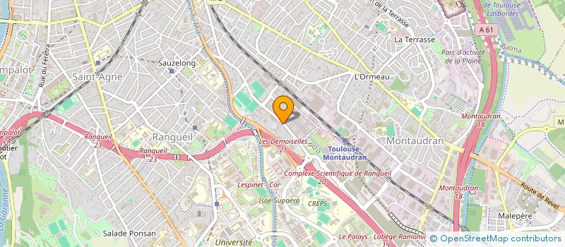 localisation de l'entreprise MONSIEUR UGO VENTURIN  TOULOUSE