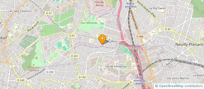 localisation de l'entreprise MONSIEUR UGO WACHSBERGER à MONTREUIL