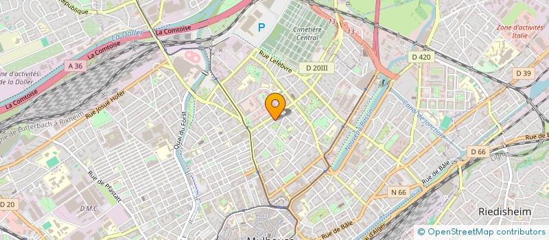 localisation de l'entreprise MONSIEUR UGUR AVCI  MULHOUSE