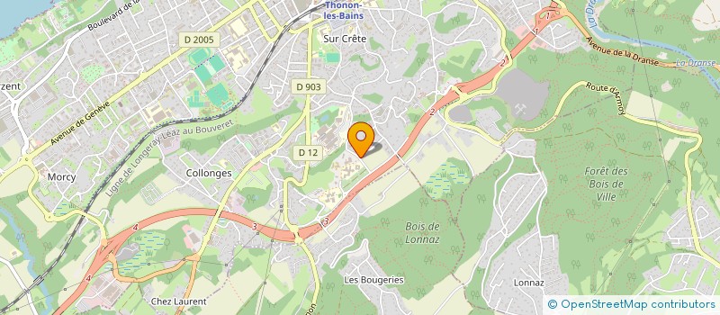 localisation de l'entreprise MONSIEUR UGUR BICER à THONON-LES-BAINS
