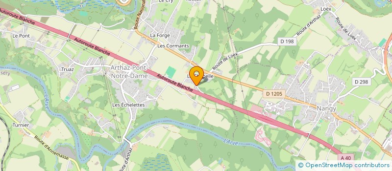 localisation de l'entreprise MONSIEUR UGUR BURCAK  ARTHAZ-PONT-NOTRE-DAME