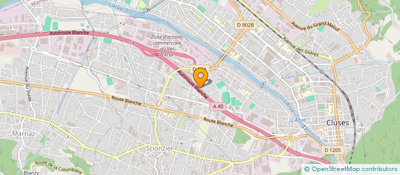 localisation de l'entreprise MONSIEUR UGUR DEMIR  SCIONZIER