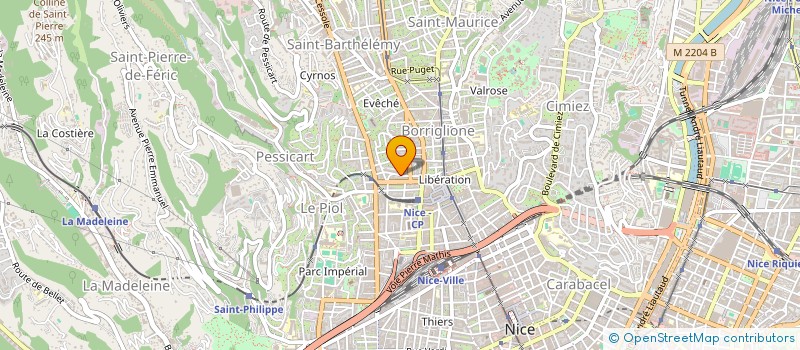 localisation de l'entreprise MONSIEUR UGUR GOLBASI à NICE