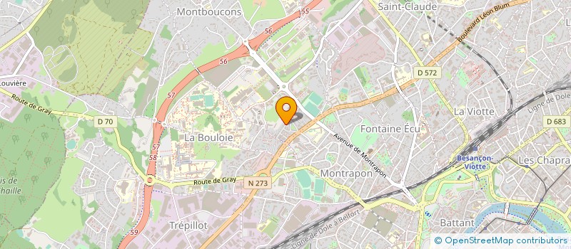 localisation de l'entreprise MONSIEUR UGUR GUNES à BESANCON