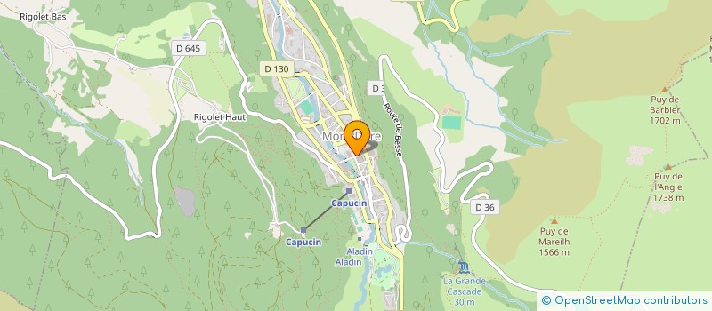 localisation de l'entreprise MONSIEUR UGUR KARAKAS  LA BOURBOULE